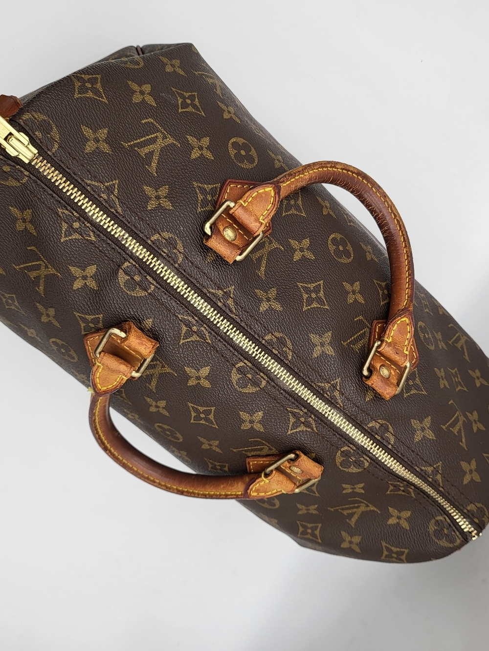 Louis Vuitton Monogram Canvas Speedy 35, Authentic, Vintage France 2002.. - Picture 5 of 16